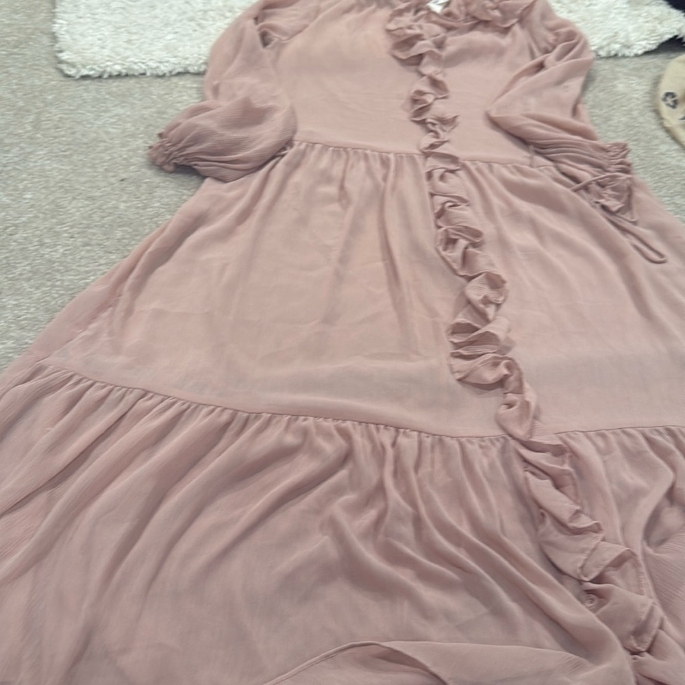 H&M ruffle dress